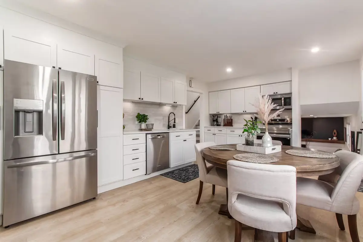 Kitchen backsplash and counters after in Columbus, Ohio